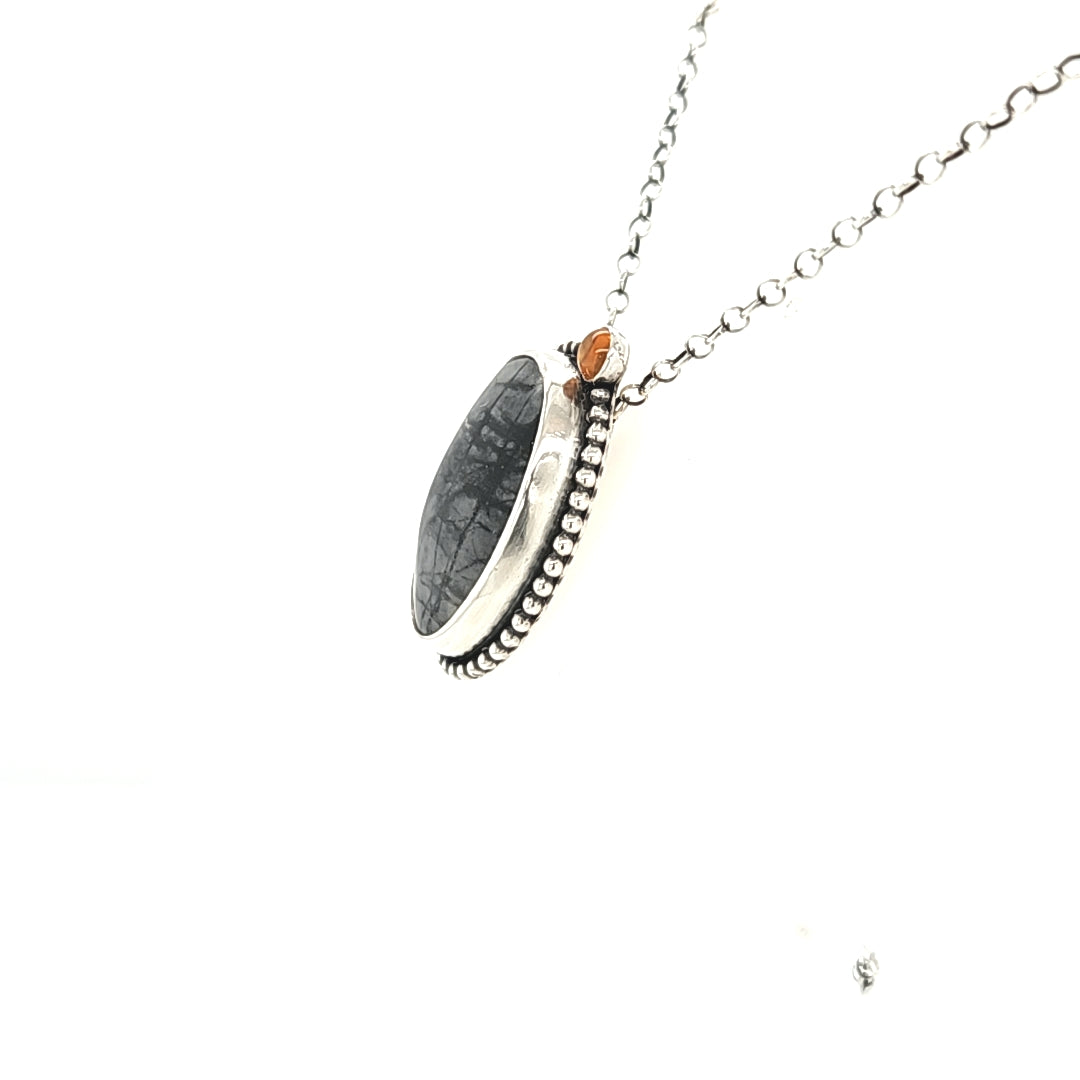 Picasso Jasper Moon Rise Pendant