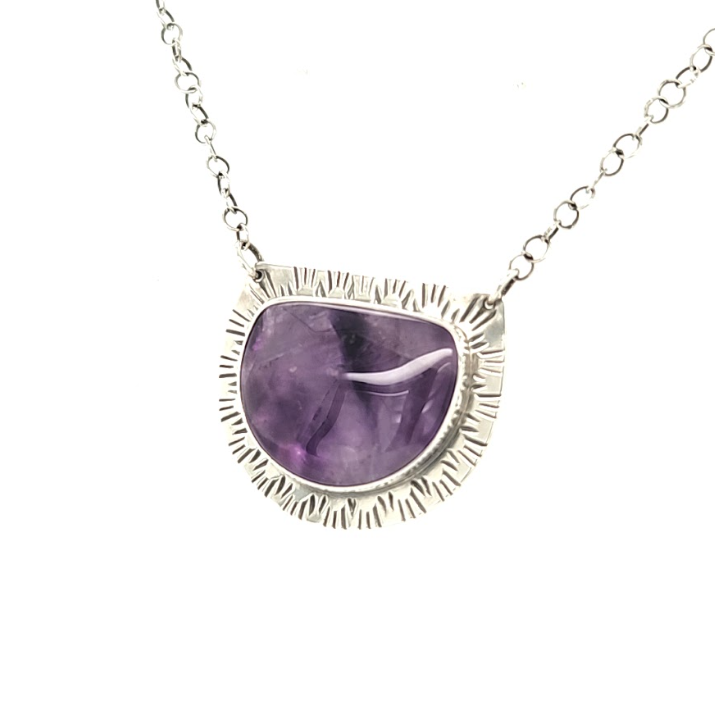 Amethyst Shield necklace