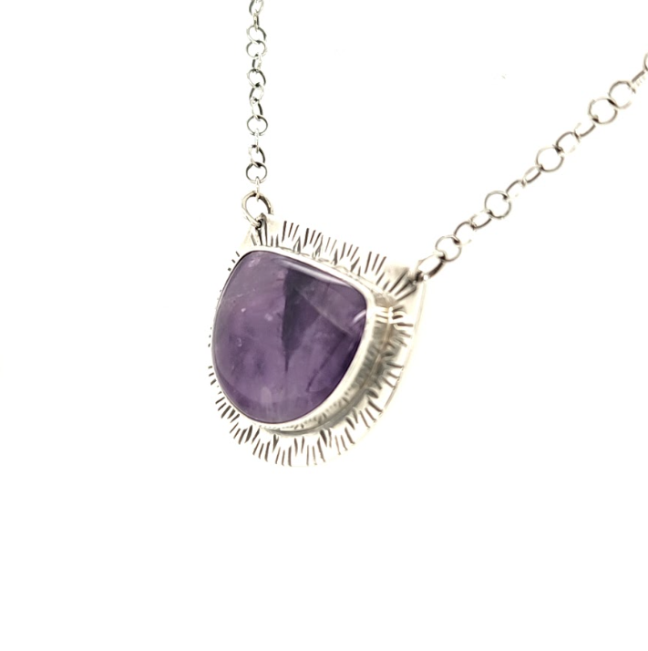 Amethyst Shield necklace
