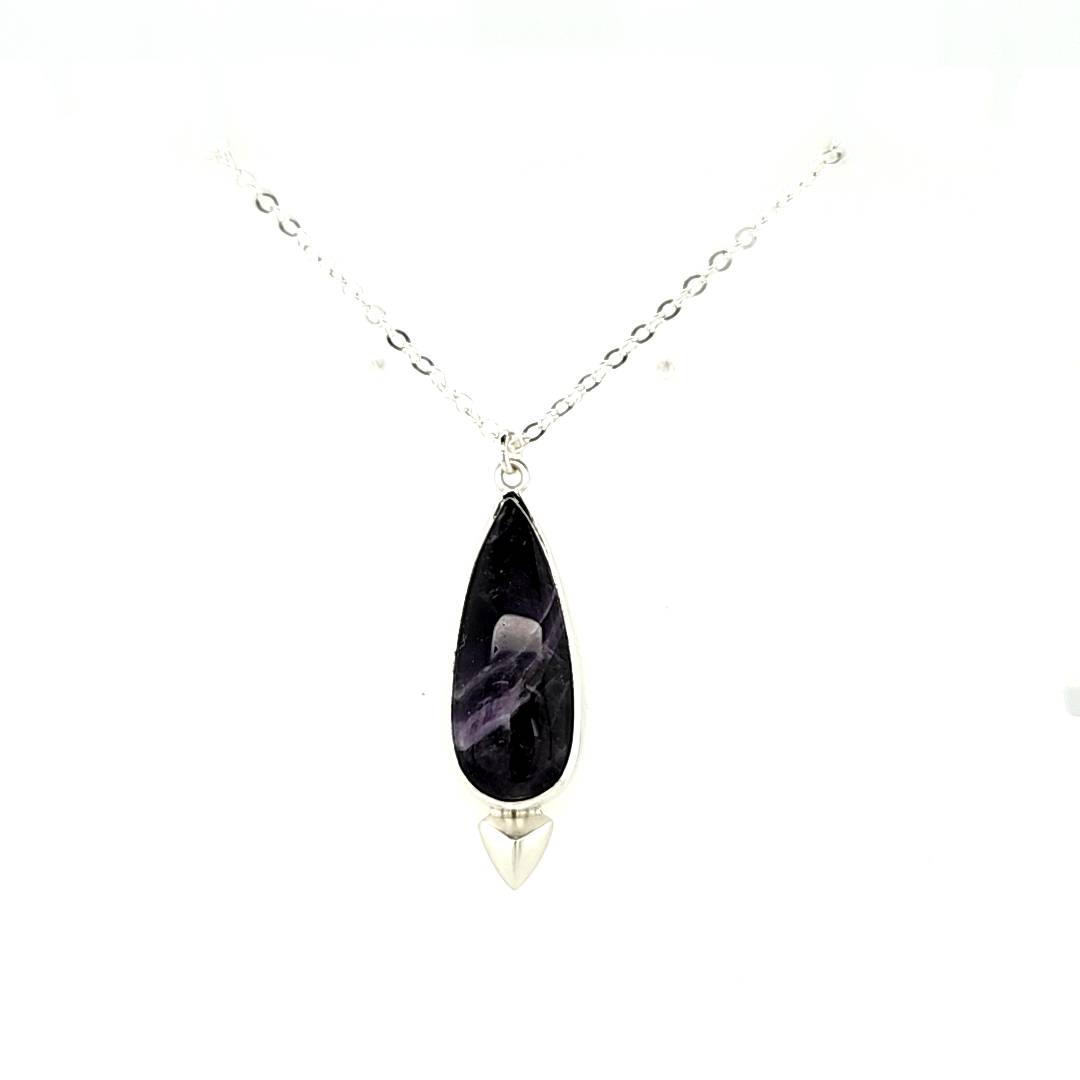 Amethyst Teardrop Pendant