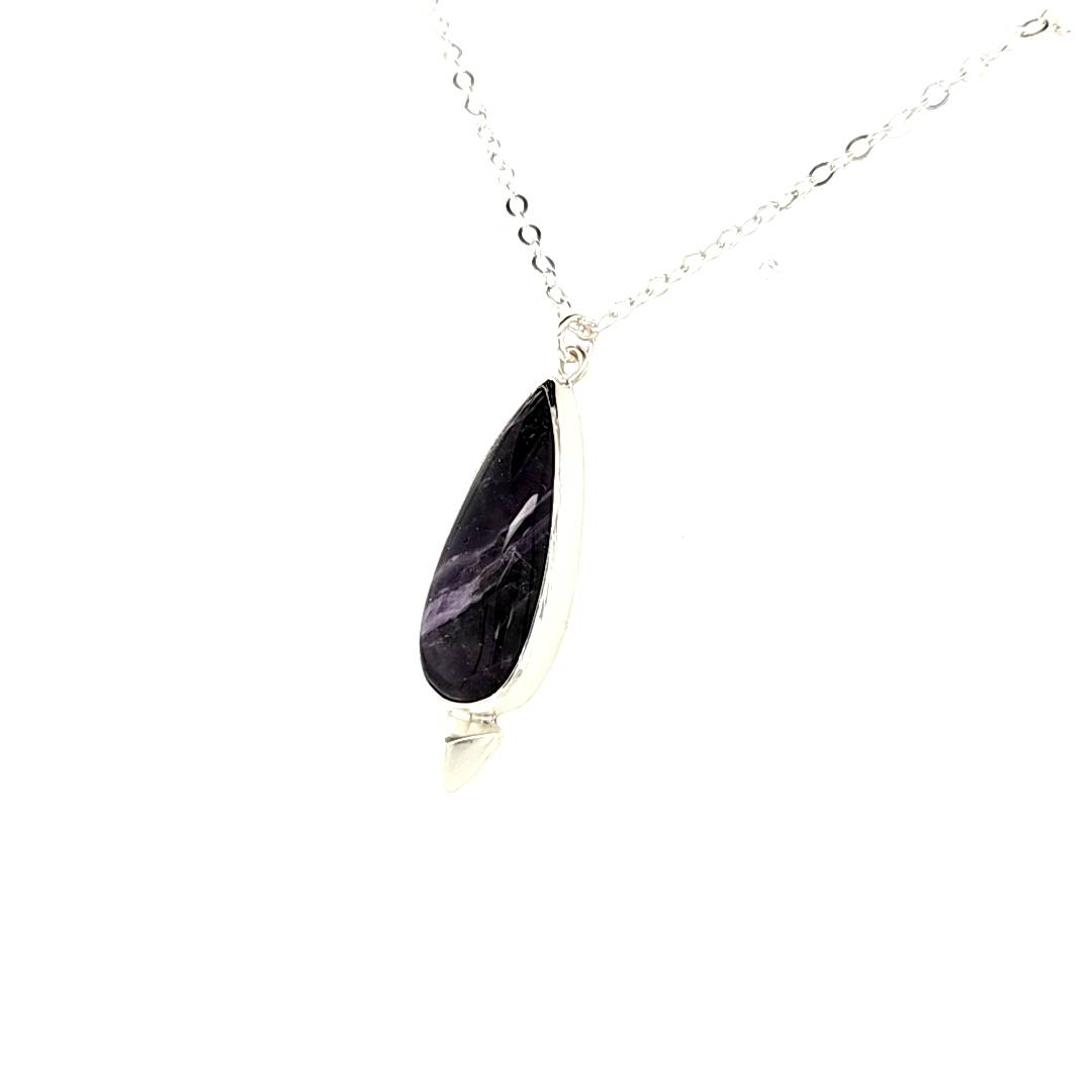 Amethyst Teardrop Pendant