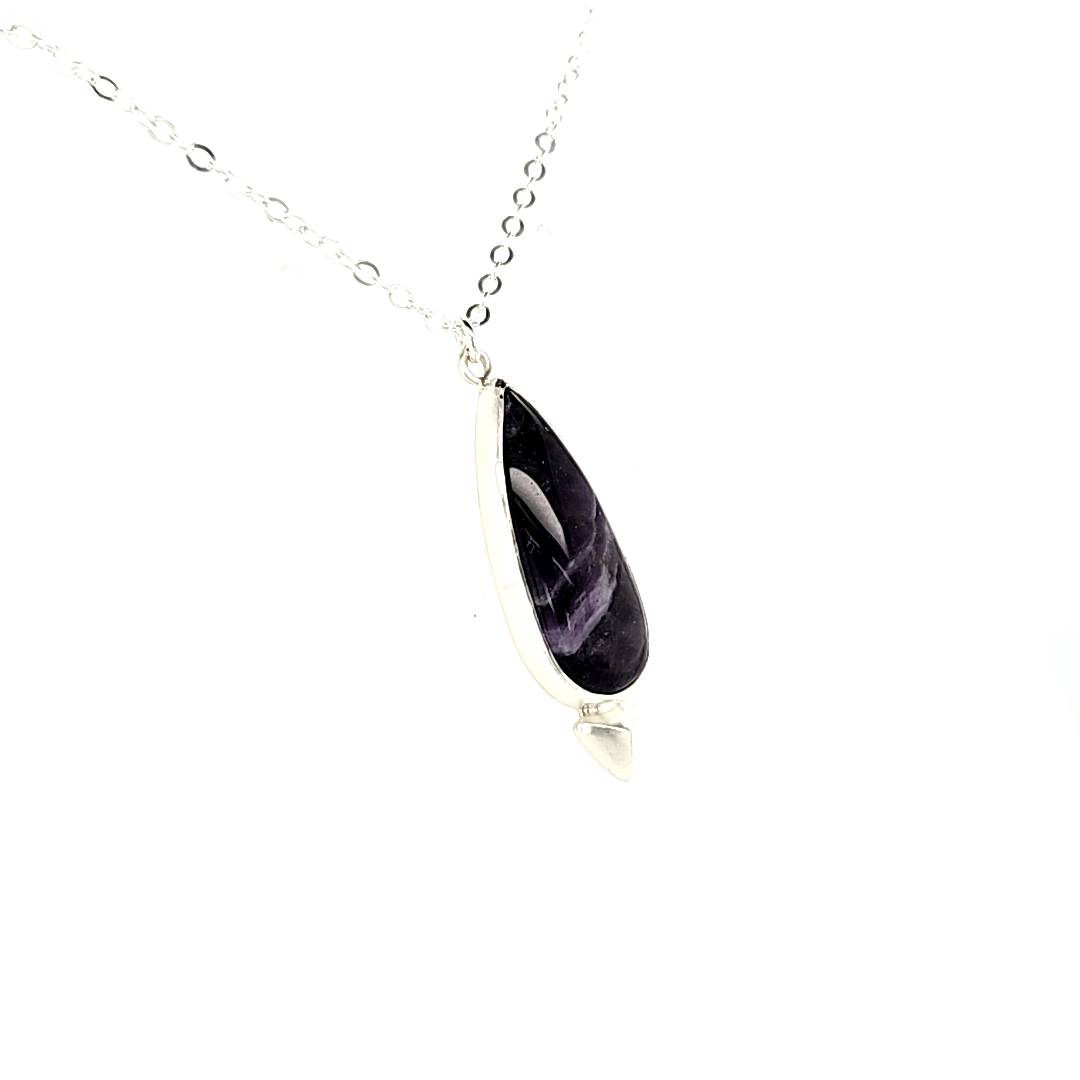 Amethyst Teardrop Pendant