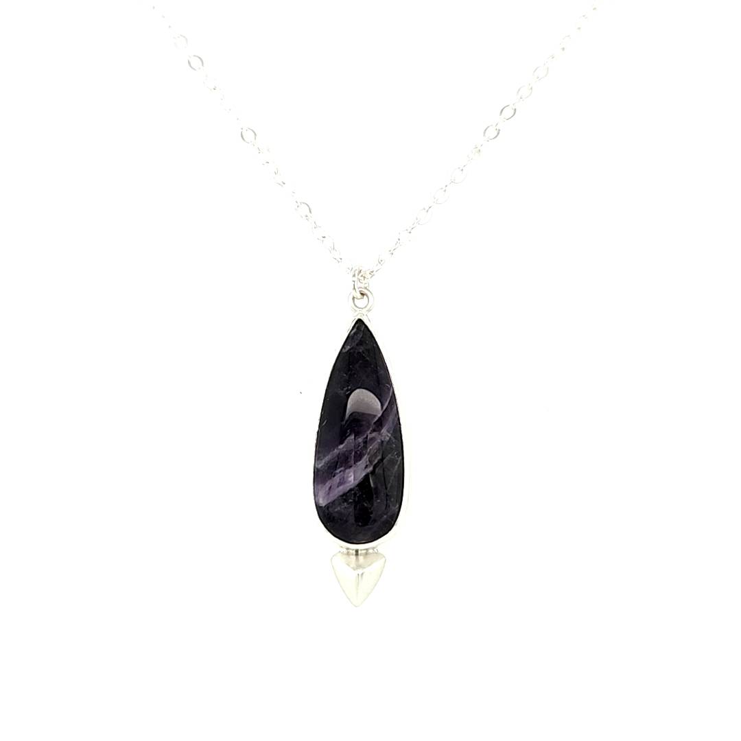 Amethyst Teardrop Pendant