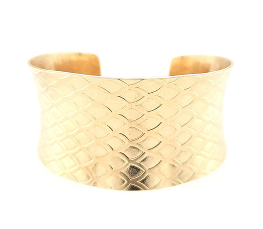 Brass Koi Cuff Bracelet