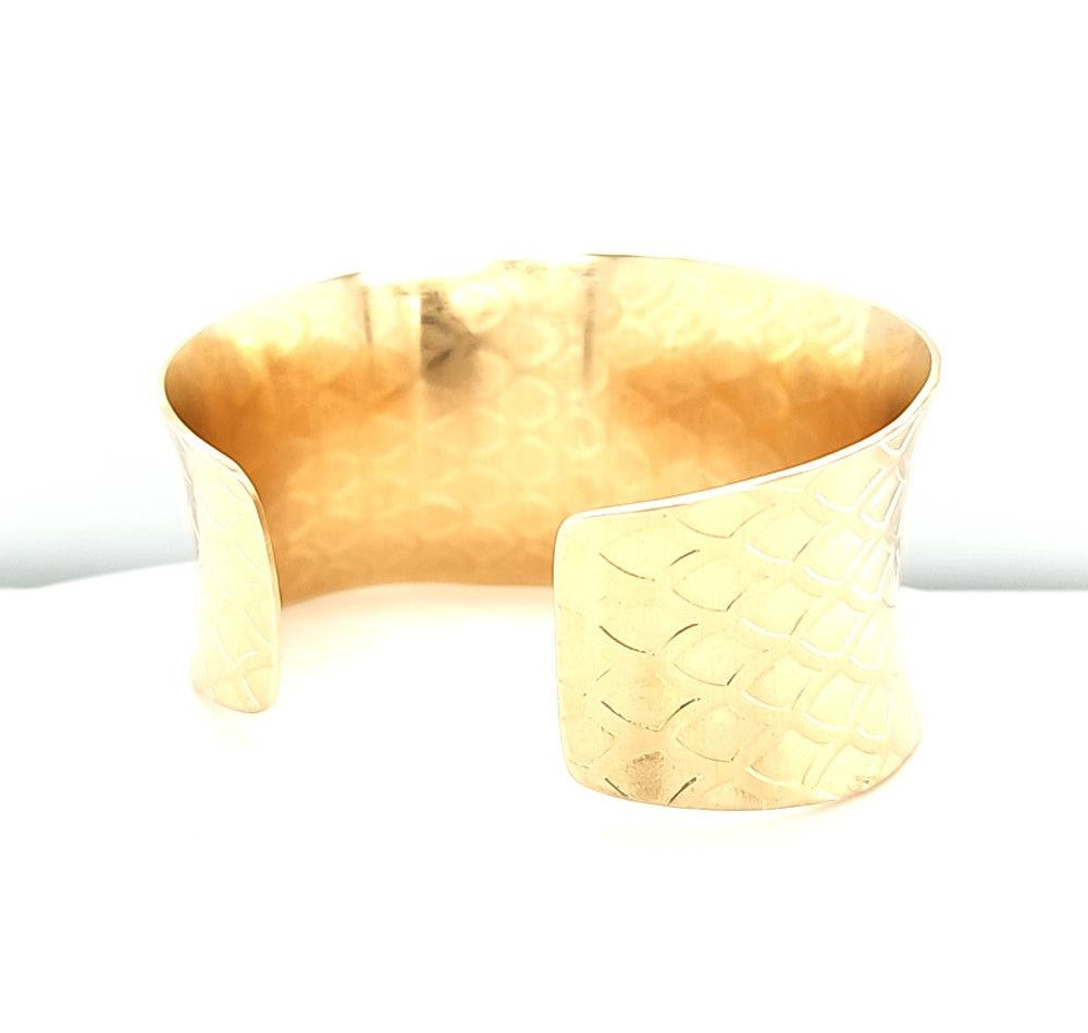 Brass Koi Cuff Bracelet