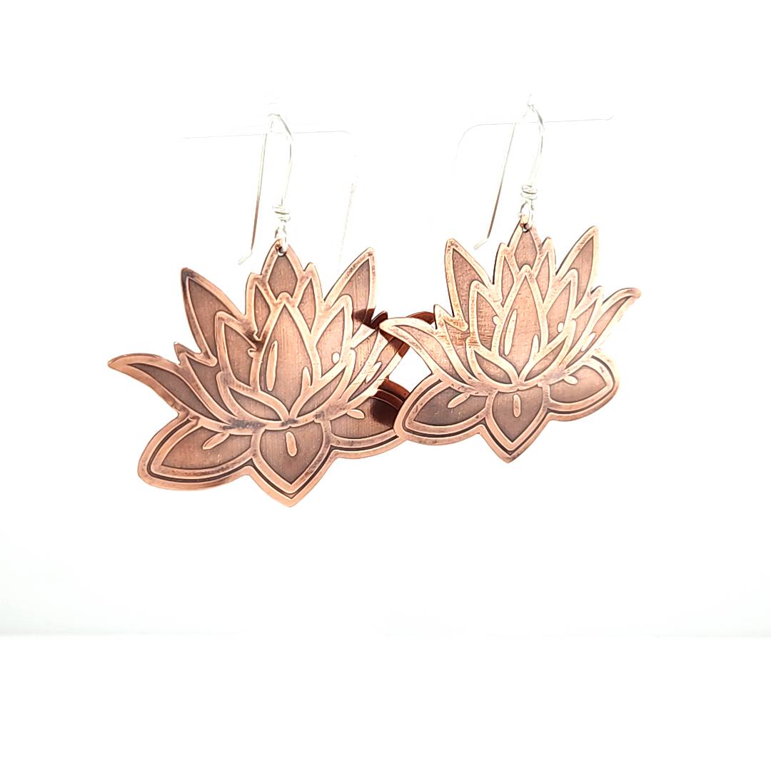 Lotus Earrings