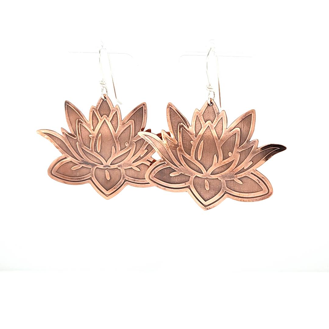 Lotus Earrings