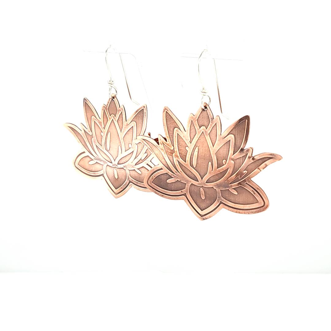 Lotus Earrings