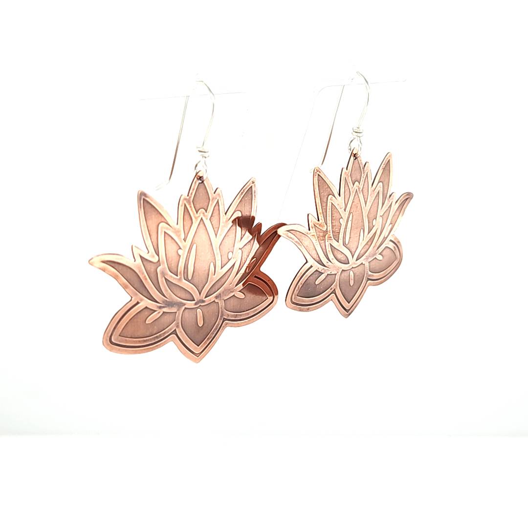 Lotus Earrings