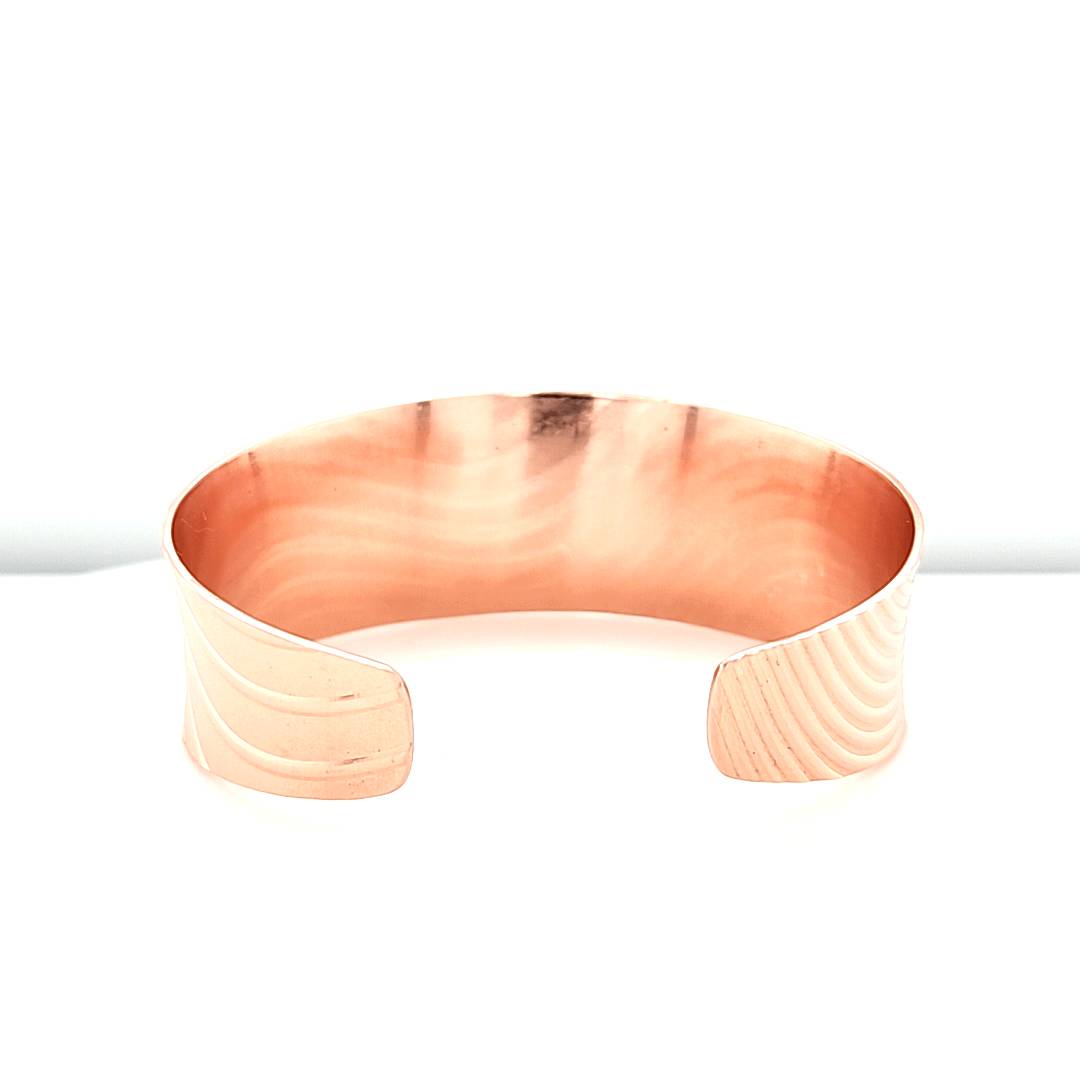 Copper Wave Cuff Bracelet