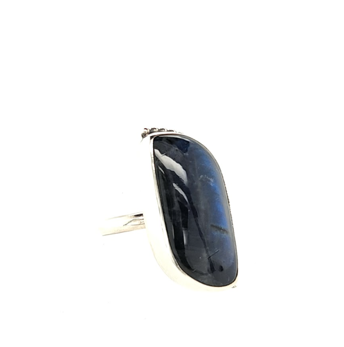 Dark Blue Labradorite Ring