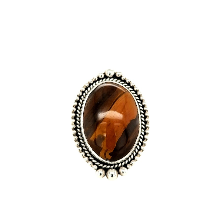 Brown Jasper Ring