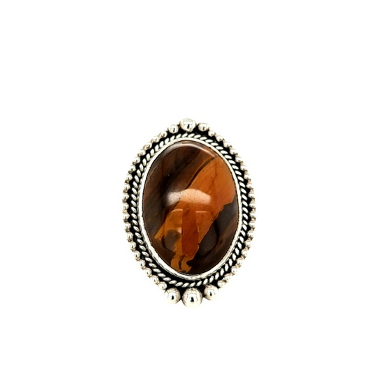 Brown Jasper Ring