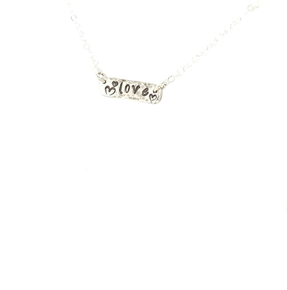 Love bar necklace