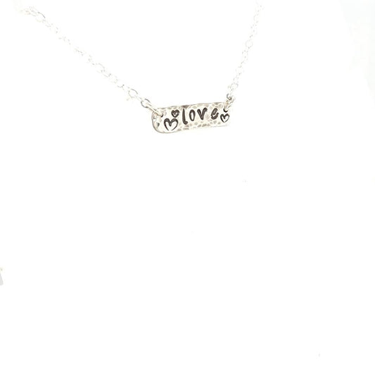 Love bar necklace