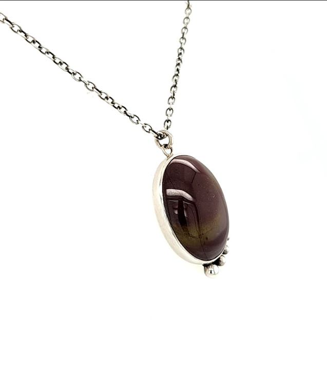 Maroon Jasper Pendant
