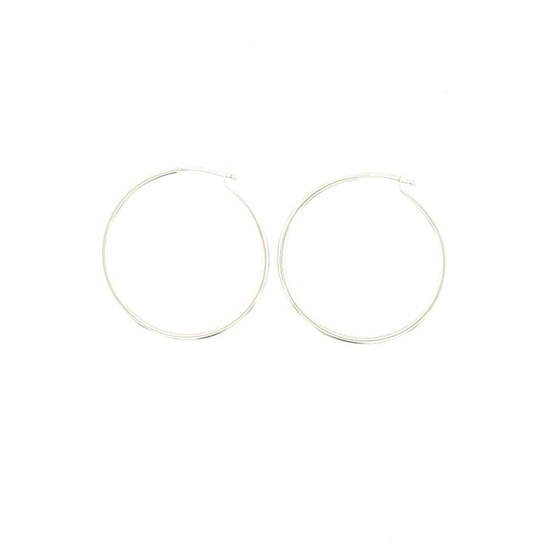 Medium Continuous Hoop Earrings