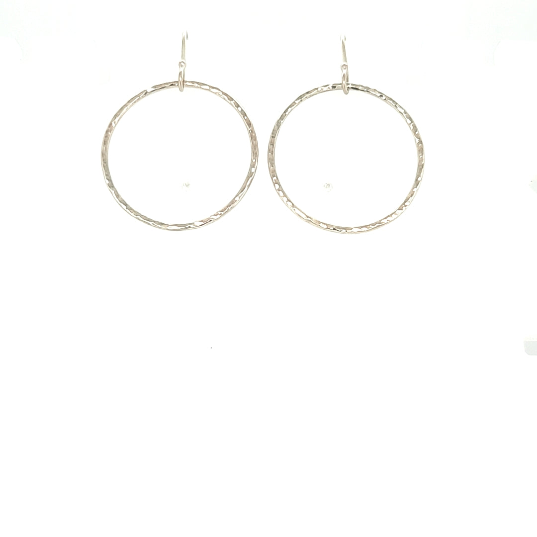 Medium Sparkle Hoops