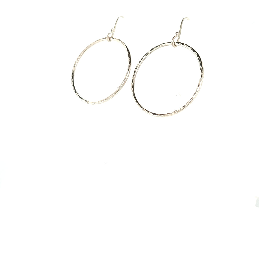 Medium Sparkle Hoops