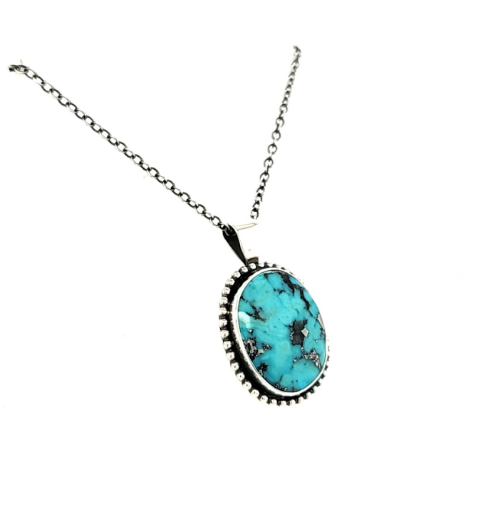 Nevada Blue lightening pendant