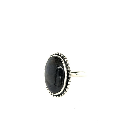 Oval Iolite Ring