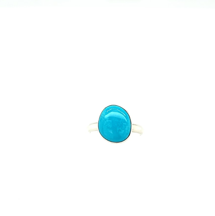 Sky blue Nacozari Turquoise Ring sz 6.25