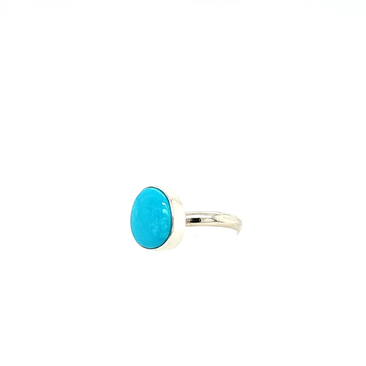 Sky blue Nacozari Turquoise Ring sz 6.25