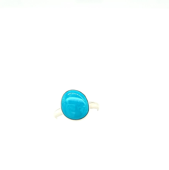 Sky blue Nacozari Turquoise Ring sz 6.25