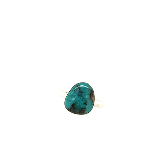 Teal Nacozari Turquoise Ring sz 7.5