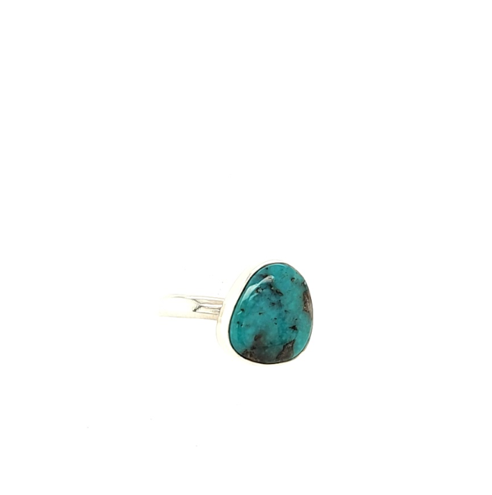 Teal Nacozari Turquoise Ring sz 7.5