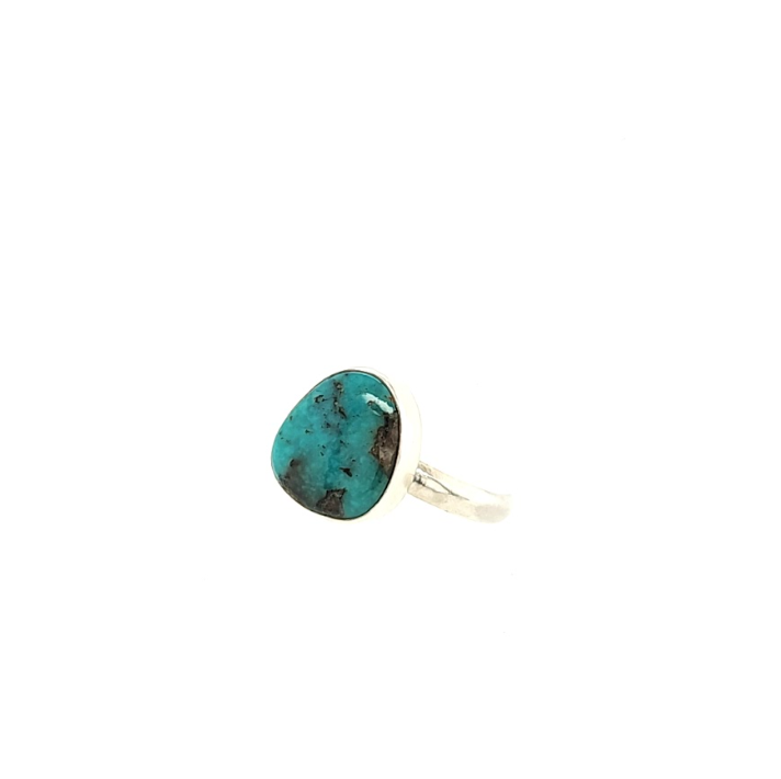 Teal Nacozari Turquoise Ring sz 7.5
