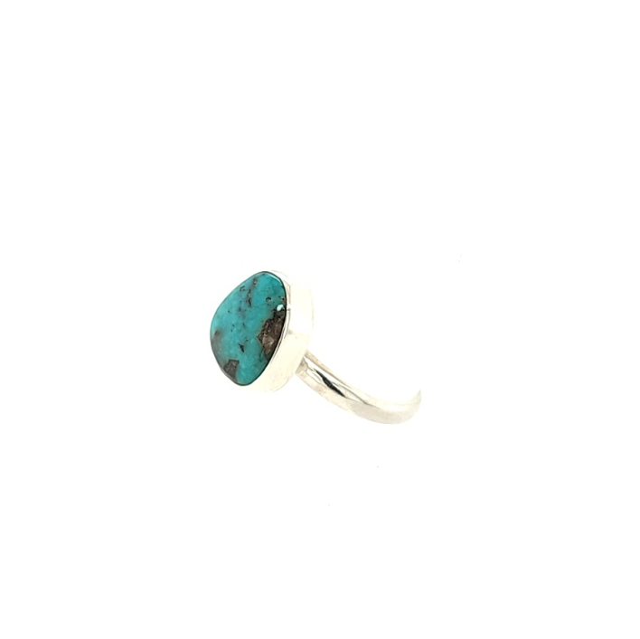 Teal Nacozari Turquoise Ring sz 7.5