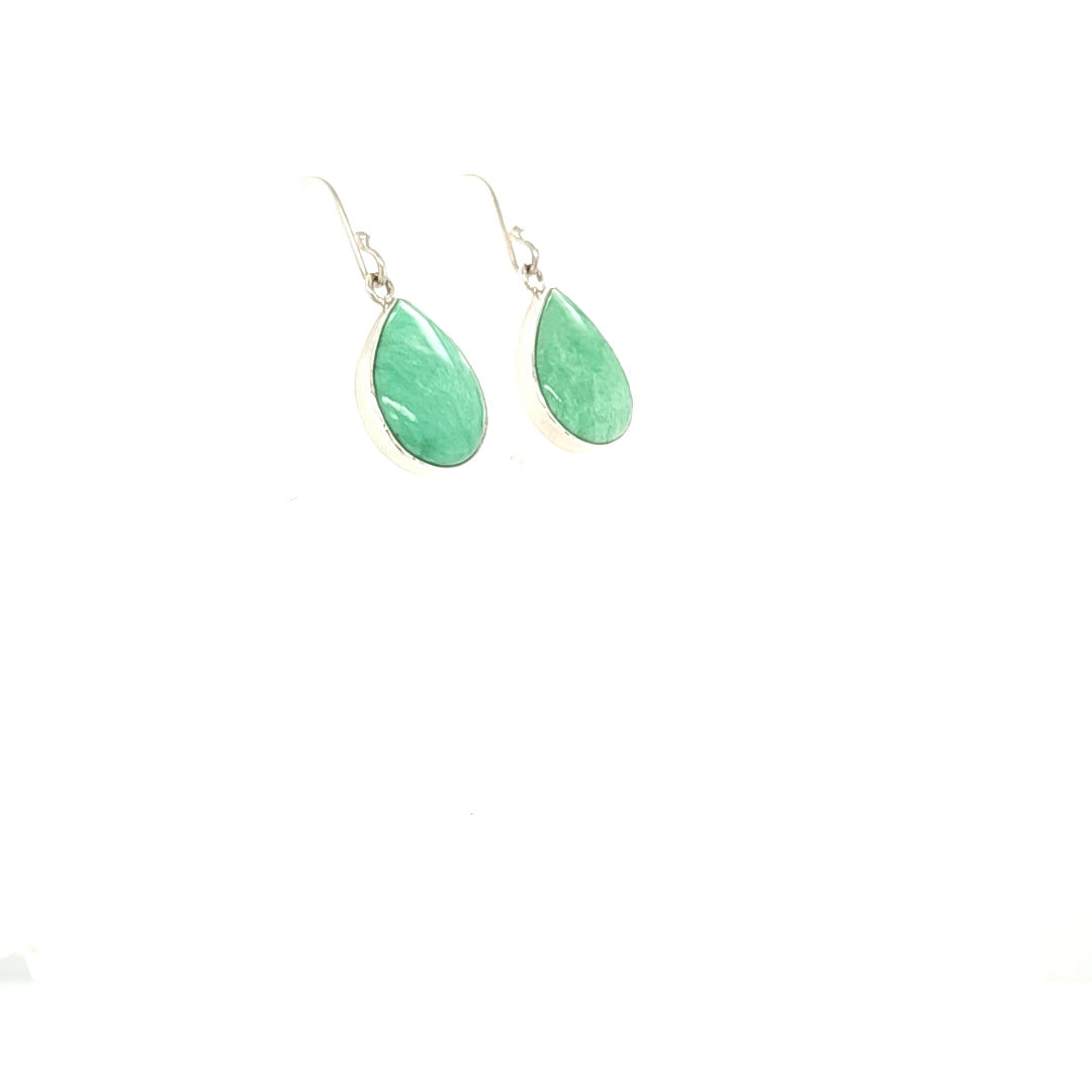 Variscite Teardrop Earrings