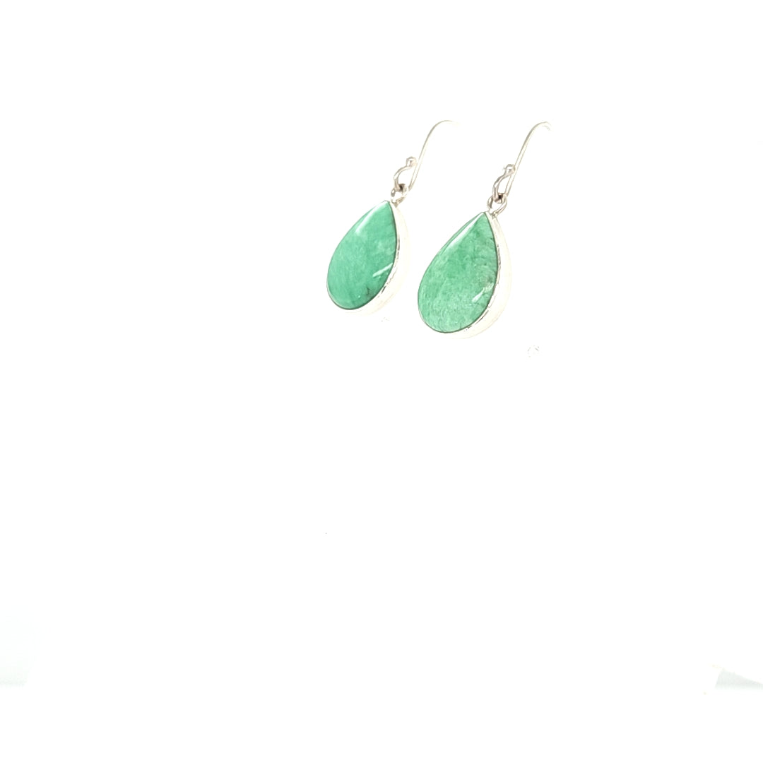 Variscite Teardrop Earrings