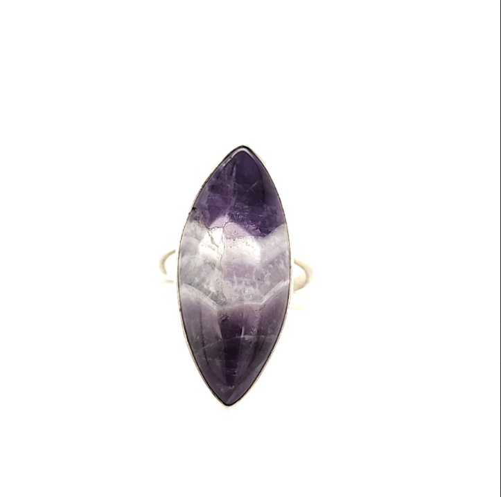 Amethyst Crystal Ring