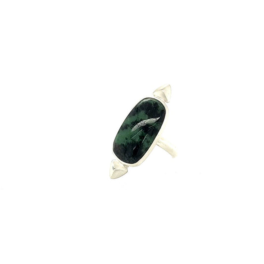 Zoisite with Ruby Ring