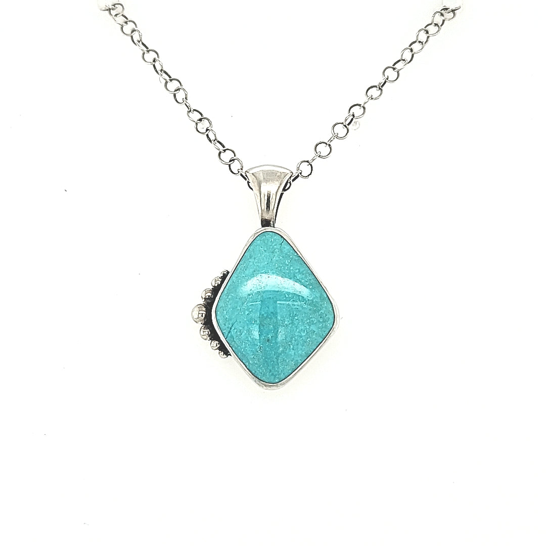 Castle Dome Turquoise pendant