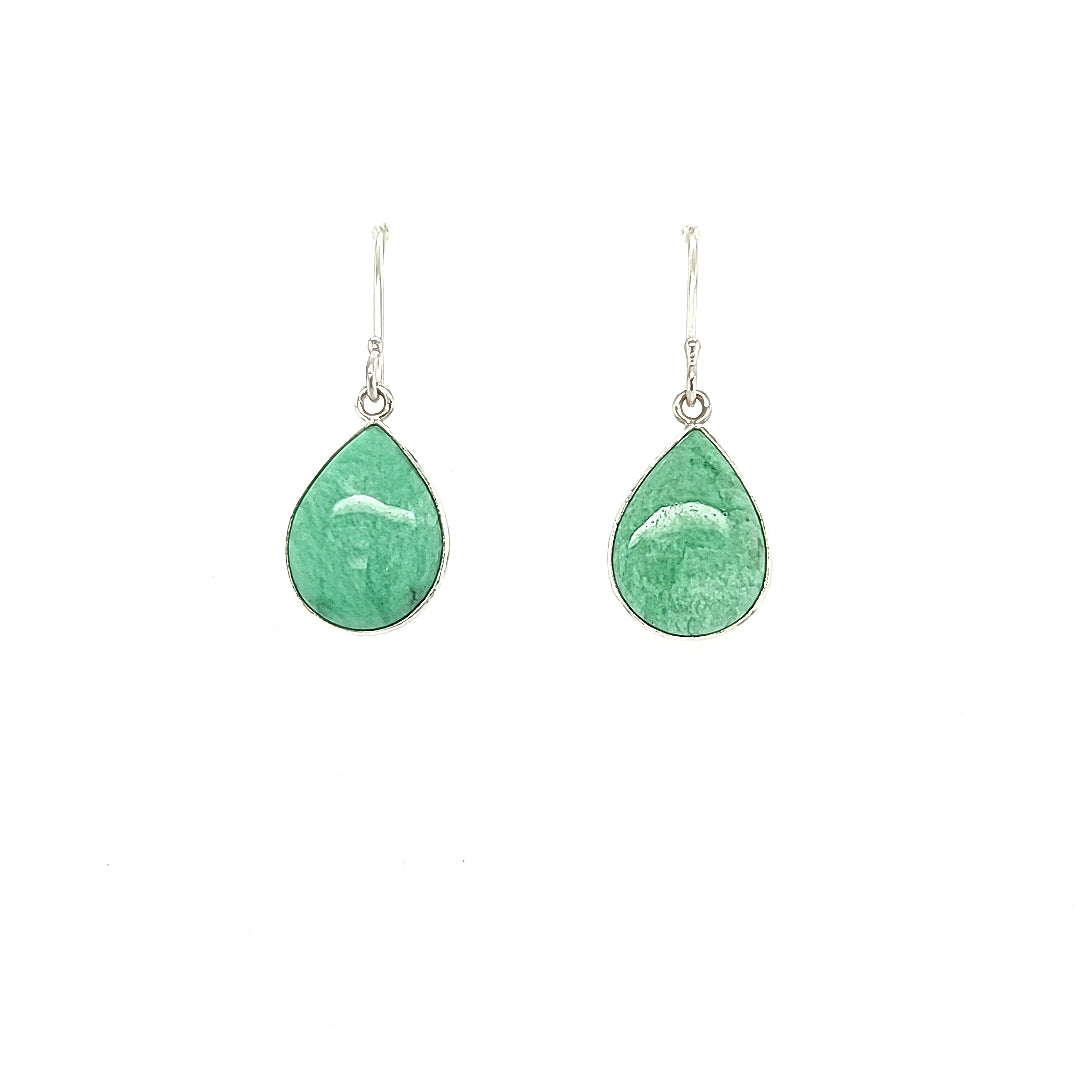 Variscite Teardrop Earrings