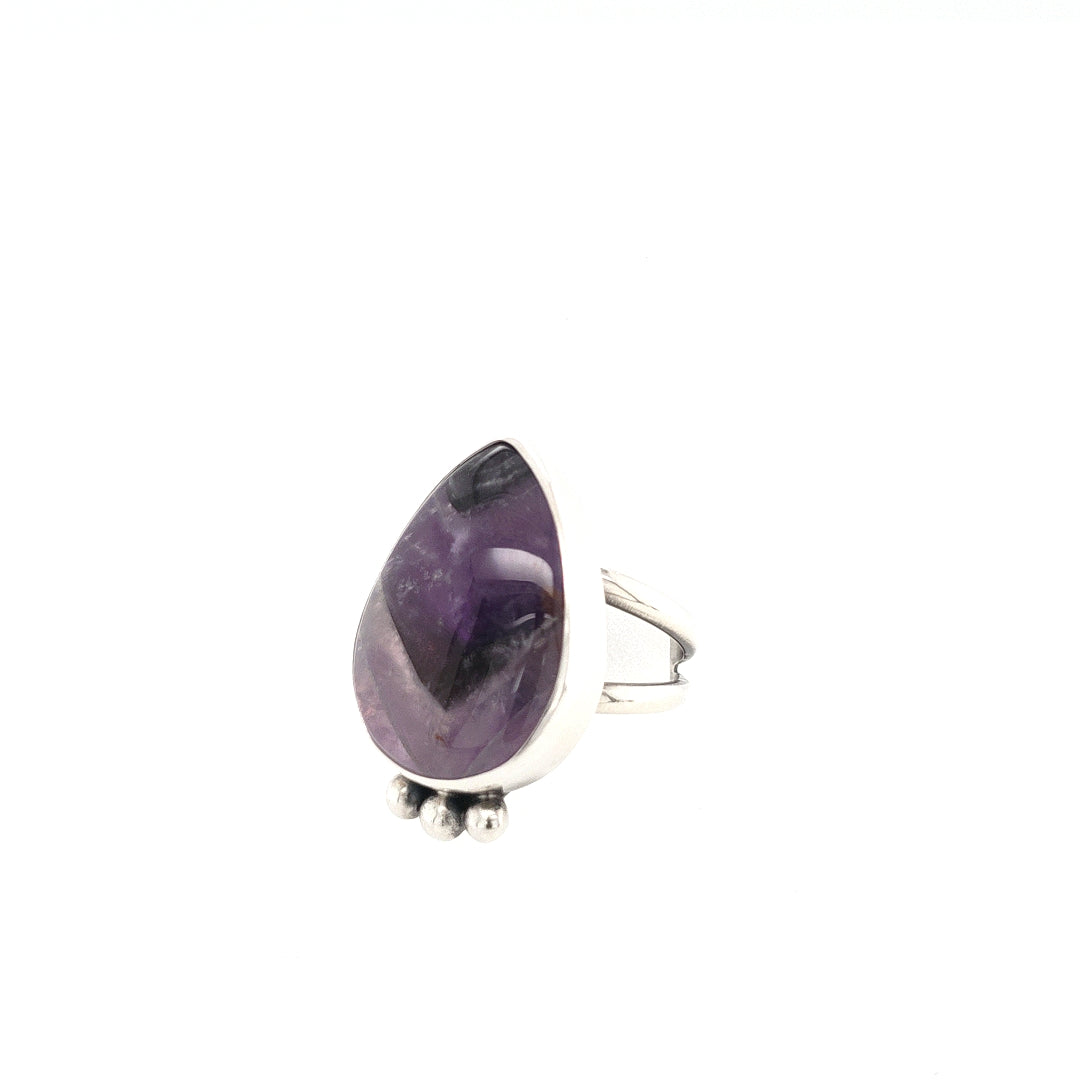 Amethyst Crystal Ring