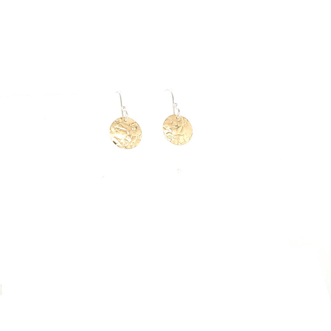 Gold Pebble Earrings