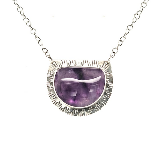 Amethyst Shield necklace