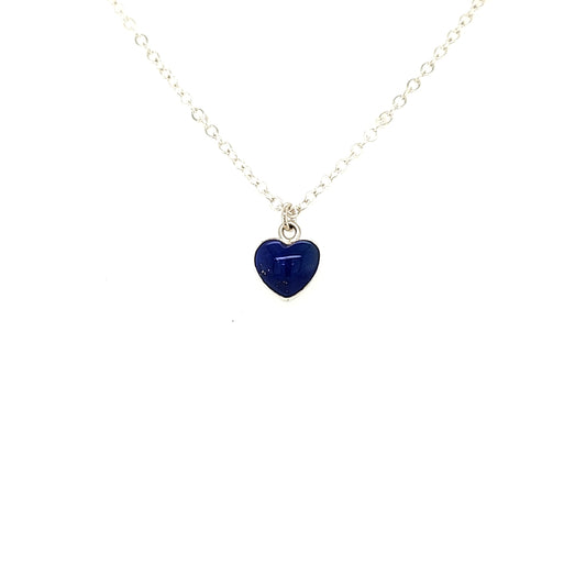 Lapis Heart Pendant