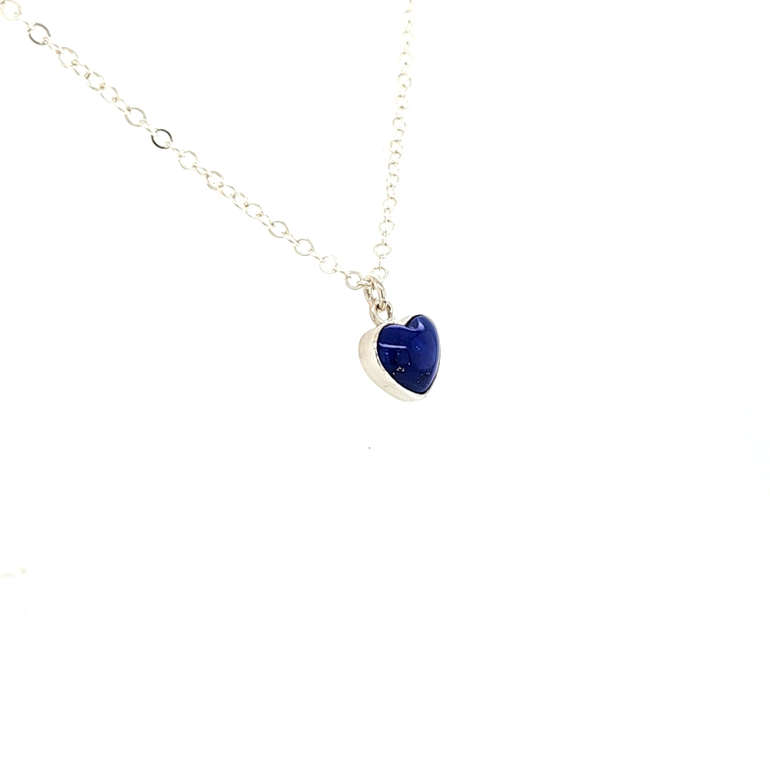 Lapis Heart Pendant