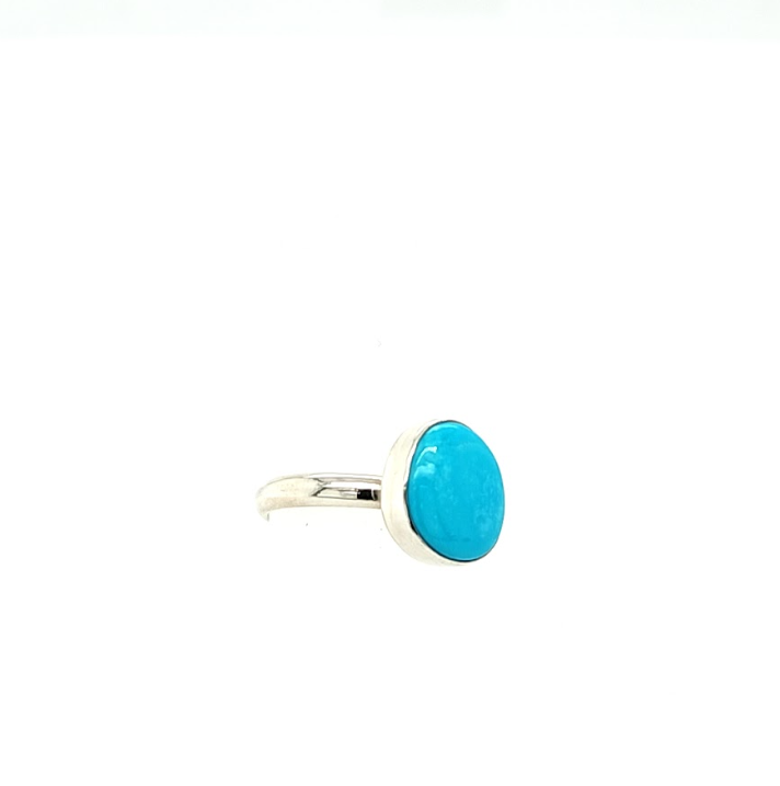 Sky blue Nacozari Turquoise Ring sz 6.25