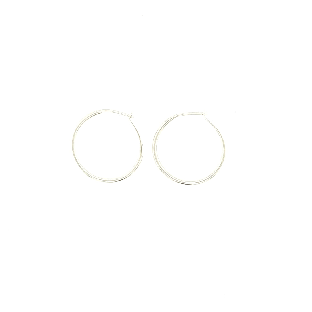 Small Continuous Hoop Earrings