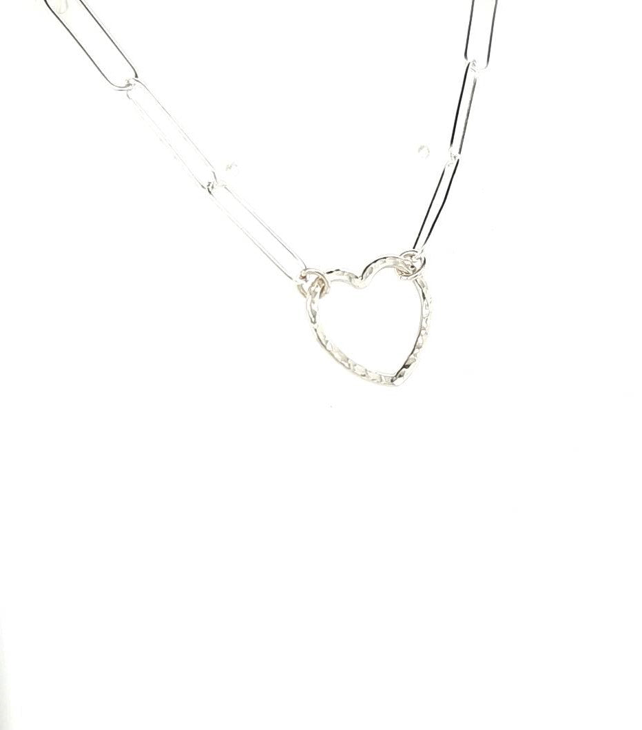 Textured Heart necklace