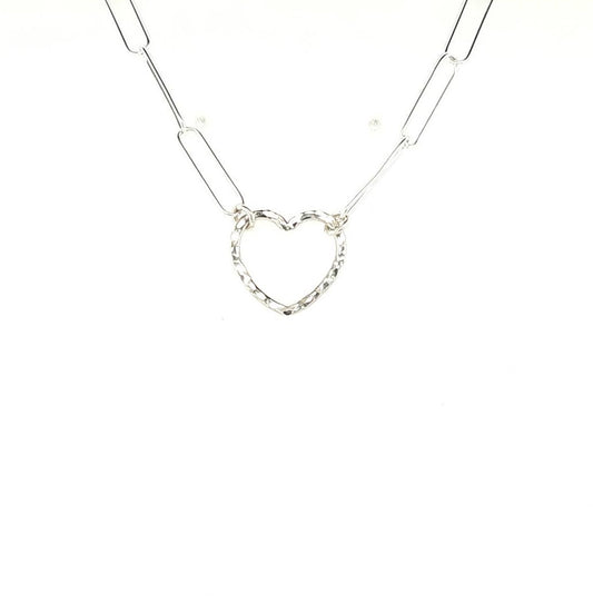Textured Heart necklace