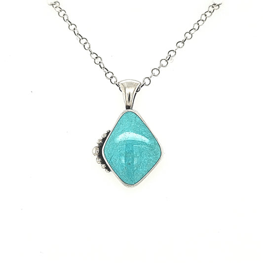 Castle Dome Turquoise pendant