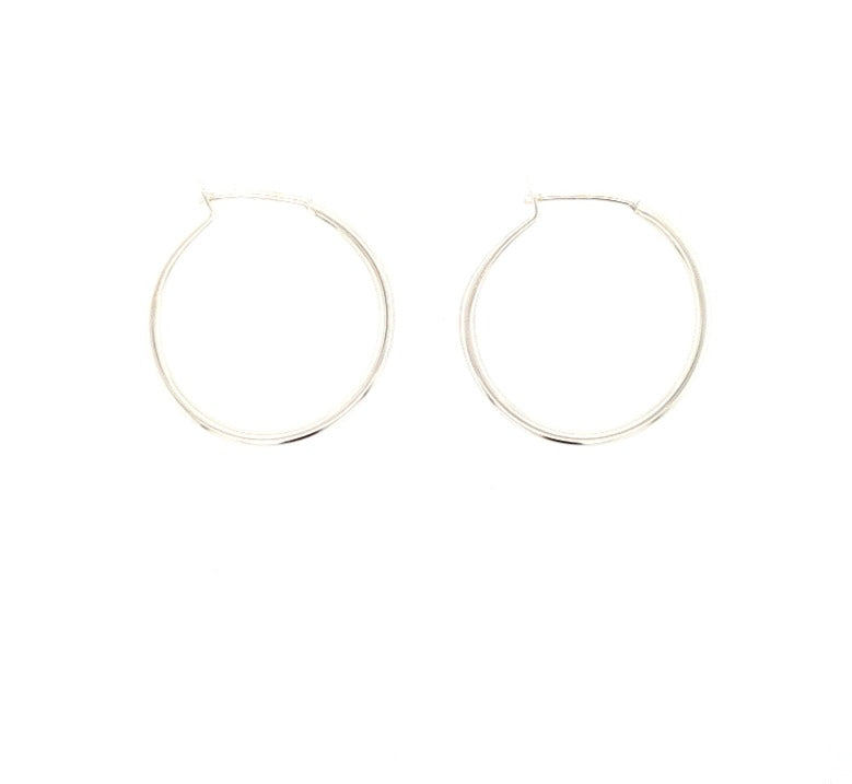 Small Continuous Hoop Earrings